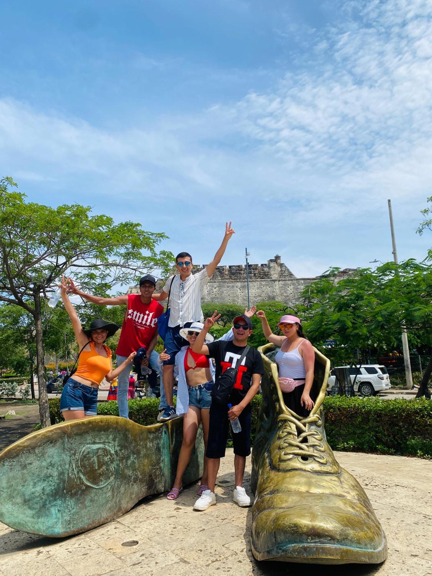 Hostel Cerca Al Centro Historico Cartagena Bagian luar foto